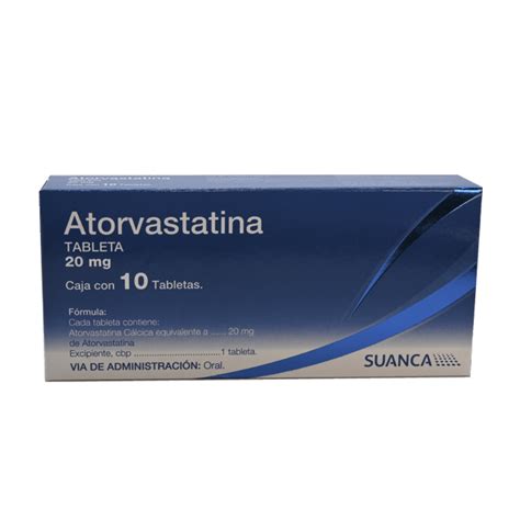 Atorvastatina 20 Mg X 10 Tabletas Genfar Farmacias Ancalmo 40 Off