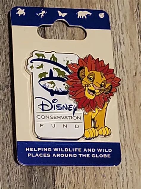 DISNEY SIMBA THE Lion King Conservation Fund Moving Head Pin 14 10