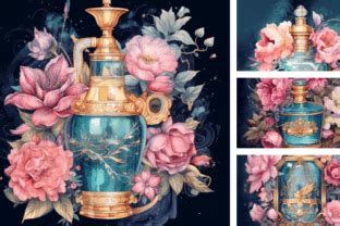 Watercolor Victorian Perfume Graphic By Jo Arts Creative Fabrica