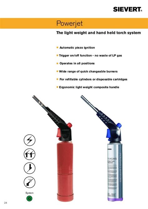 Sievert Primus Heat Shrink Gas Torches Heat Shrink Gas Torches