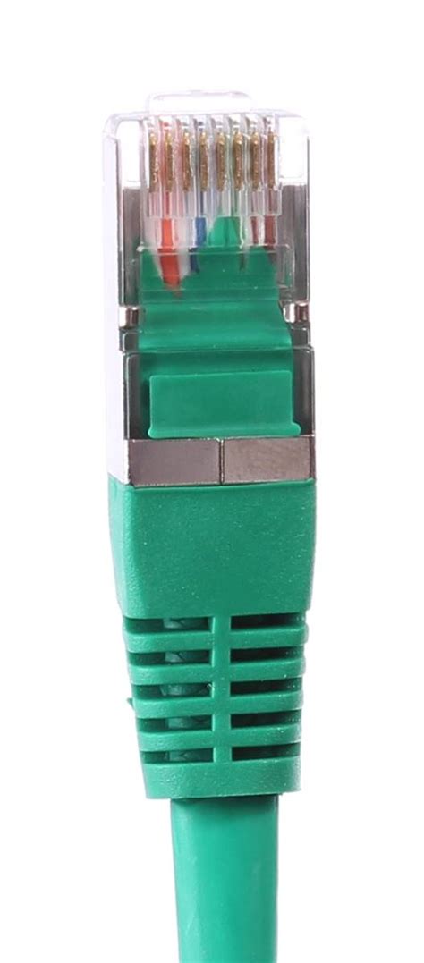 Cordon Rj45 Cat 6a Blinde Sftp Lszh Vert 0 3 Metre