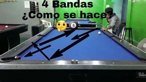 Como Hacer Este Tiro A Bandas En El Billar Tiros De Fantas A