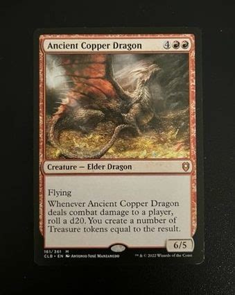 Ancient Copper Dragon MtG Proxy Commander Legends CLB Proxy MTG