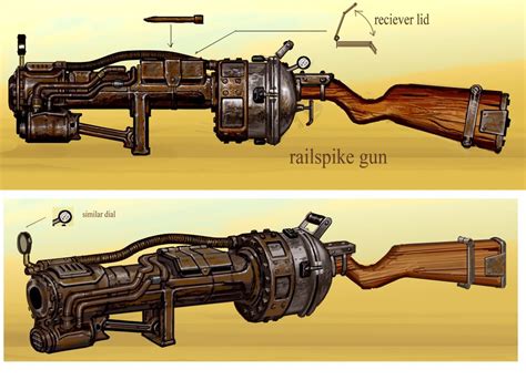 RGun09 By Bethesda Blog Fallout Weapons Sci Fi Weapons Fantasy