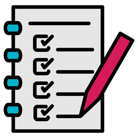 Checklist Generic Color Lineal Color Icon