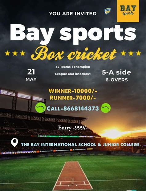 A Side Box Cricket Tournament In Chennai