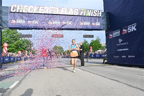 Jake Bertelsen And Anna Rohrer Win The 48th Oneamerica 500 Festival Mini Marathon Running Usa