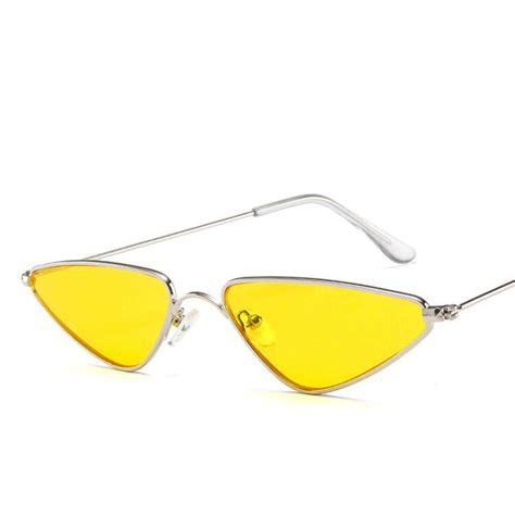 Cheap Retro Small Cat Eye Sunglasses For Women Brand Design Vintage