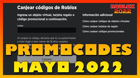 Todos Los Promocodes De Roblox Gratis 😲2022😀 Códigos De Roblox Actualizados 😀 Emilior Youtube