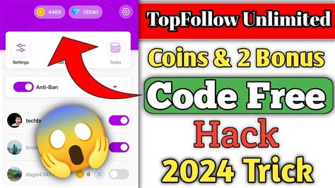 Top Follow Apk Unlimited Coins 2024 TopFollow Apk Unlimited Coins