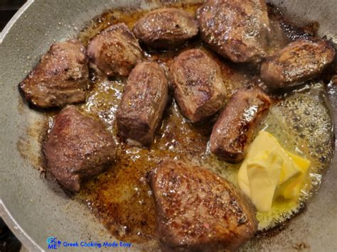 Pan Fried Venison Steaks With Lush Wine Sauce For Your Christmas Table