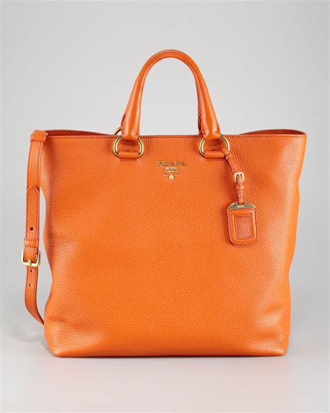 Lyst Prada Tote Bag In Orange