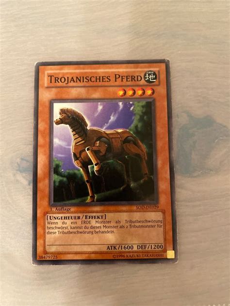 Yugioh Karte Trojanisches Pferd Kaufen Auf Ricardo