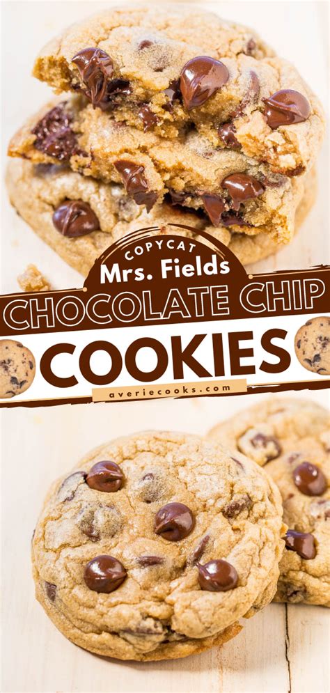 Mrs Fields Chocolate Chip Cookie Recipe Copycat Averie Cooks