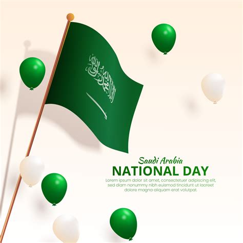 Saudi Arabia National Day Social Media Banner 10525435 Vector Art At