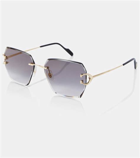 Cartier Eyewear Collection Signature C De Cartier Square Sunglasses Cartier