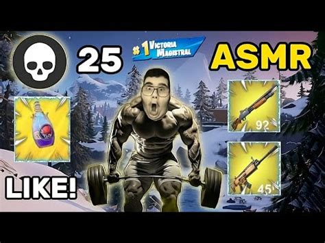 ASMR FORTNITE FAST MOUTH SOUNDS 71 KILLS SOLO VS SQUAD Asmr