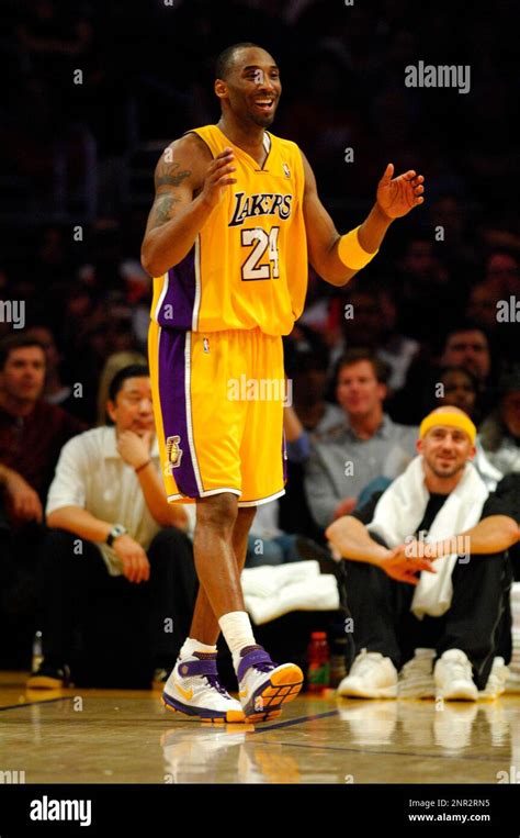 Los Angeles Lakers Guard Kobe Bryant 24 During 118 110 Loss To The