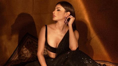 Mouni Roy Will Sweep You Off Your Feet With Her Traditional Look In A Black Lehenga Set For New