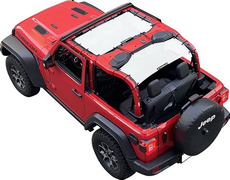 Shadeidea Jl Sun Shade For Jeep Wrangler Door Top Sunshade