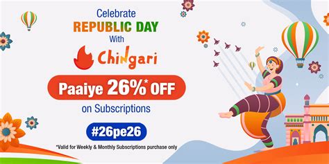 Join the Republic Day celebration on Chingari with discounted subscriptions