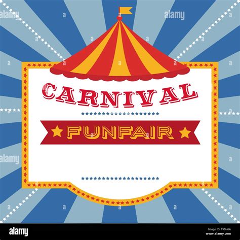 Carnival Funfair Background Vector Stock Vector Image And Art Alamy