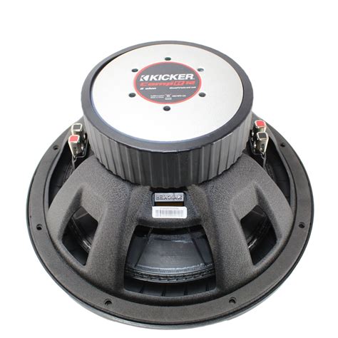 Kicker Compr Series Dual Ohm Voice Coil Car Subwoofer W Peak