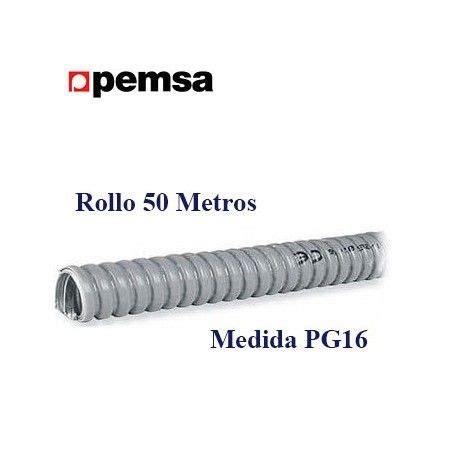 Comprar Tubo Helicoidal Ecoflex Metrica Pg 16 Rollo 50 Metros Pemsa