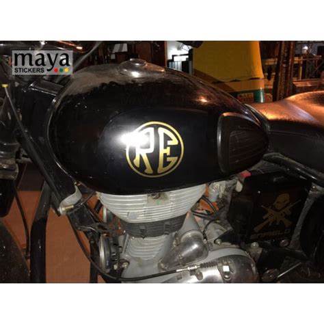 Re Emblem Royal Enfield Fuel Tank Sticker For Royal Enfield Bikes D3