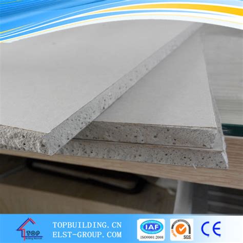 China Moisture Resistant Gypsum Board 1200 2500 12 5mm China Gypsum