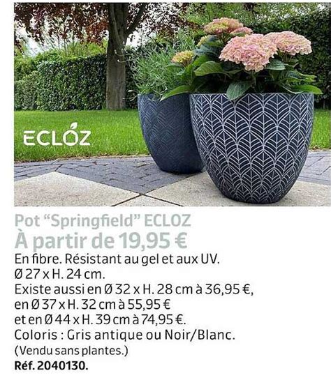 Promo Pot Springfield Ecloz Chez Jardiland Icatalogue Fr