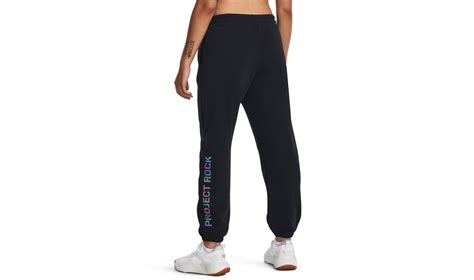 Womens Sports Pants Under Armour Pjt Rock Hw Terry Pnt W Black Ad