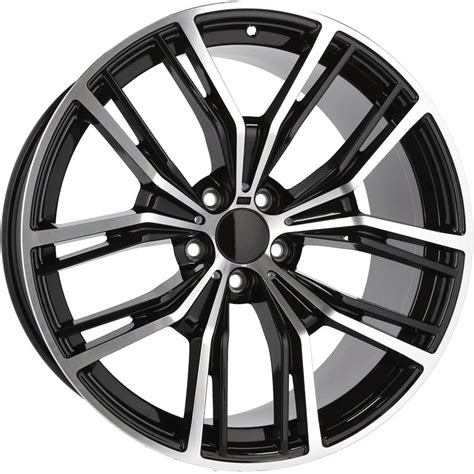 R Line BH5059 20x9 5x112 ET35 66 6 Black Polished Alufelge Hr