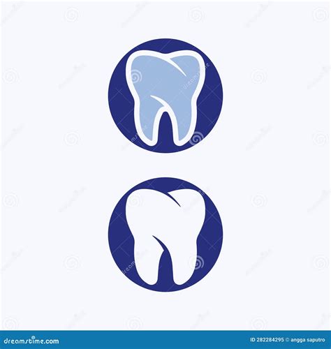 Dental Logo Design Vector Template Creative Dentist Logo Stock