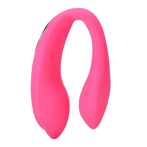 10 Speeds Dual G Spot Silicone Vibrators U Shape Rechargeable Sex Toys