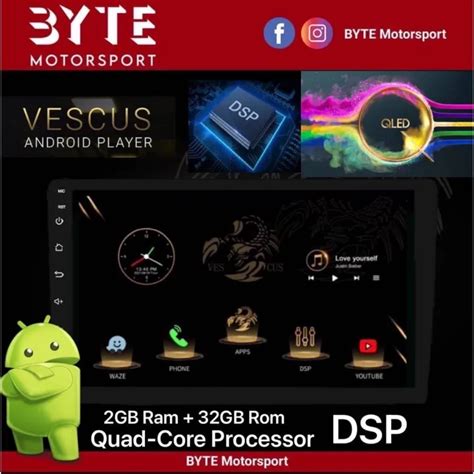 Vescus Dsp G Sim Octa Core Processor Qled Screen Ford