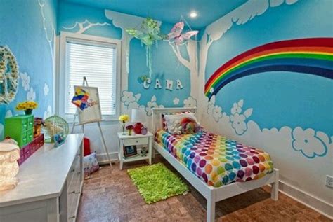 Rainbow Room Done In 2019 Rainbow Bedroom Rainbow Room Rainbow