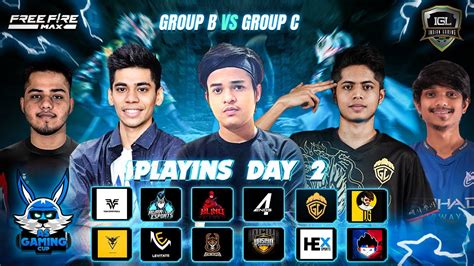 IGL Freefire Max As Gaming Cup Playins Day 2 Ft Tsg Army Aura