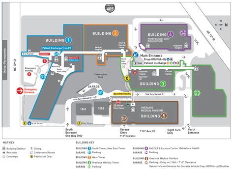 Campus Map & Parking | Overlake Medical Center & Clinics