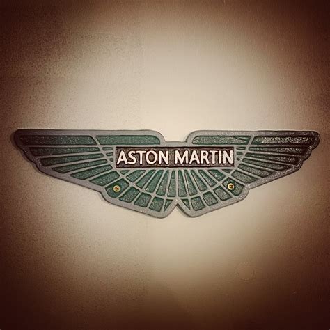 Aston Martin Wings Logo Cast Iron - Platters Slate