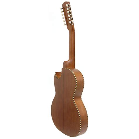 Paracho Elite Hidalgo Thin Body 12 String Bajo Sexto Guitar Natural