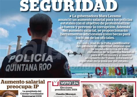 Portadas De Prensa En Quintana Roo 07 De Diciembre Del 2023