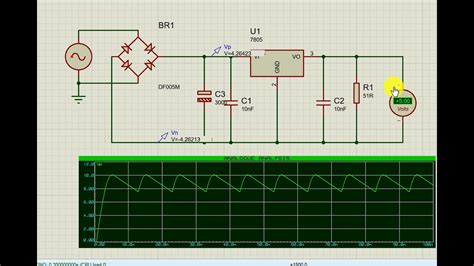 Ac To Dc Power Supply Using Regulator Ic Lm7805 And Lm7812 Youtube