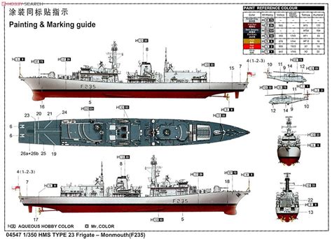 Trumpeter M H Nh T U Khu Tr C Royal Navy Type Frigate