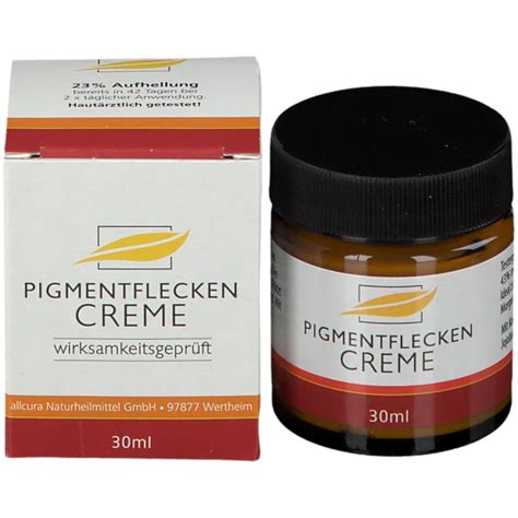 Allcura Pigmentflecken Creme 30 Ml Shop Apotheke