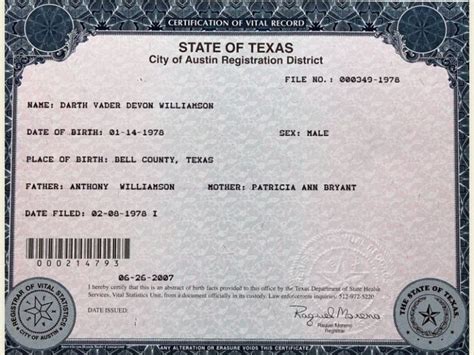 Arriba 36 Imagen Birth Certificate Office Austin Tx Abzlocalmx