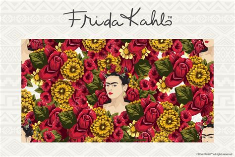 Frida Kahlo Roses Pattern Graphic Graphic By Frida Kahlo Collection