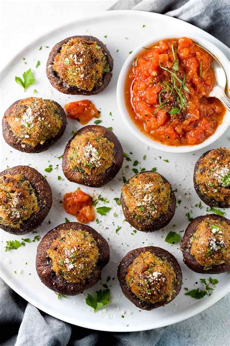 Stuffed Mushrooms Recipe With Italian Sausage Jessica Gavin