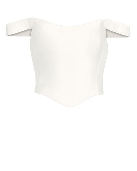 Rozie Corset Off The Shoulder Satin Corset Top Intermix®