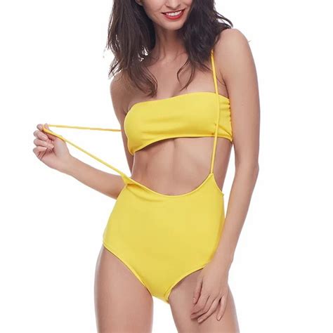 Vertvie Women Swimsuit Swimwear Female Sexy High Waist Bikini Brazilian